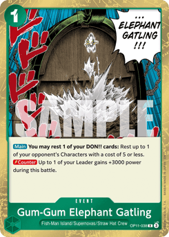 Gum-Gum Elephant Gatling 38