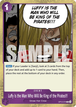Luffy Is the Man Who Will Be King of the Pirates!!! 79