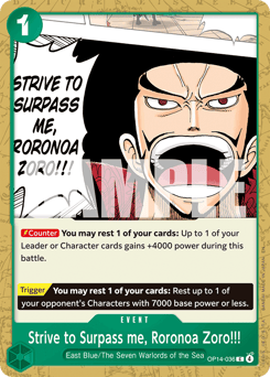 Strive to Surpass me, Roronoa Zoro!!! 36