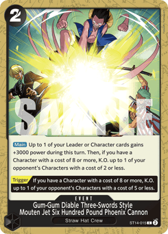 Gum-Gum Diable Three-Swords Style Mouten Jet Six Hundred Pound Phoenix Cannon 15
