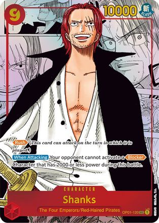 Shanks (Parallel) (Manga) (Alternate Art) OP01-120