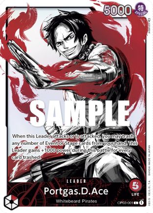 Portgas.D.Ace (Alternate Art) 1