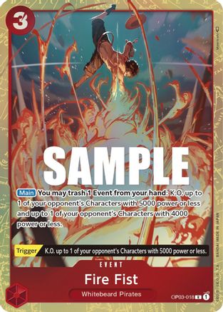Fire Fist (Alternate Art) 18