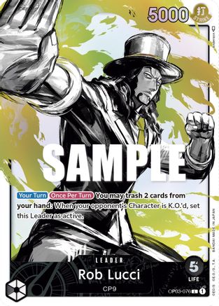 Rob Lucci (076) (Alternate Art) 76