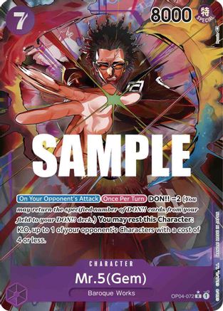 Mr.5 (Gem) (Alternate Art) 72