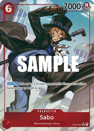 Sabo (007) (Alternate Art) 7