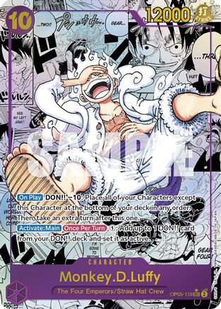 Monkey.D.Luffy (119) (Alternate Art) (Manga) OP05-119