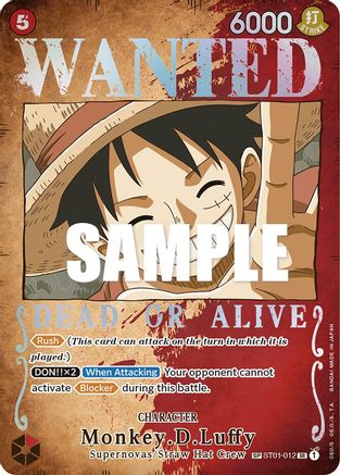 Monkey.D.Luffy (Wanted Poster) 12