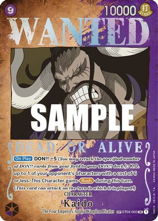 Kaido (Wanted Poster) 3