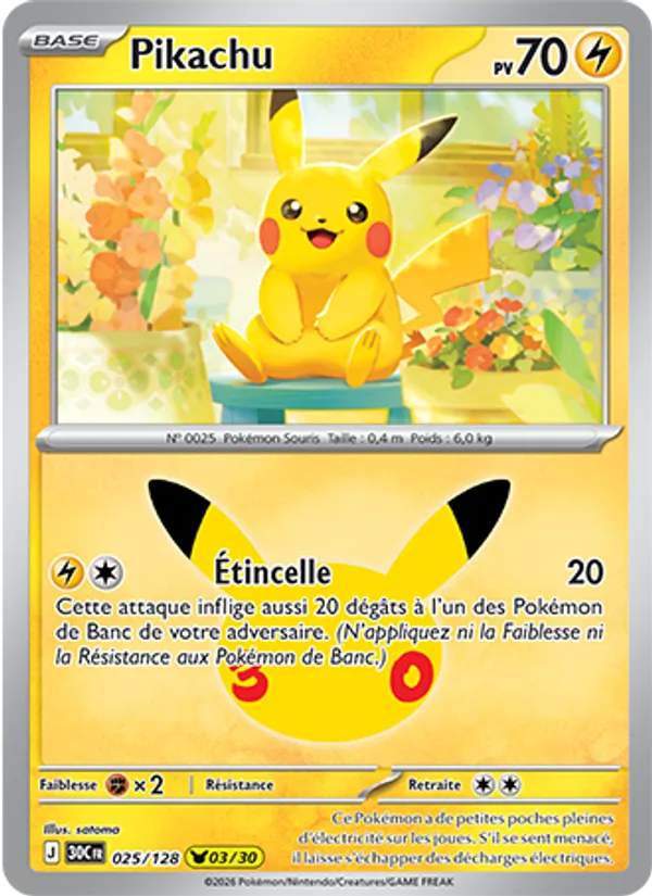 Pikachu 025/128