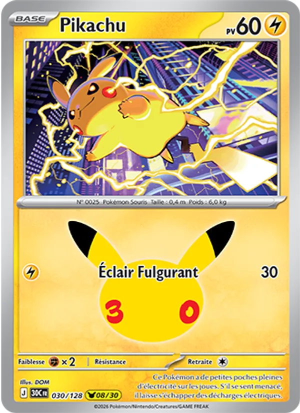 Pikachu 030/128
