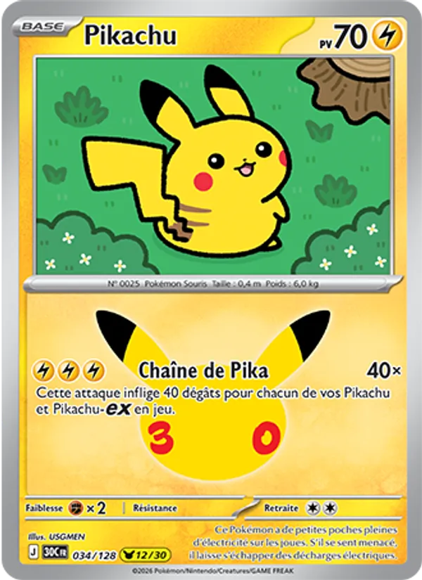 Pikachu 034/128