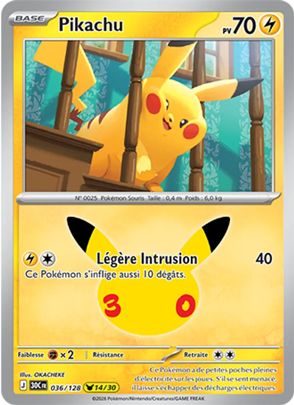 Pikachu 036/128