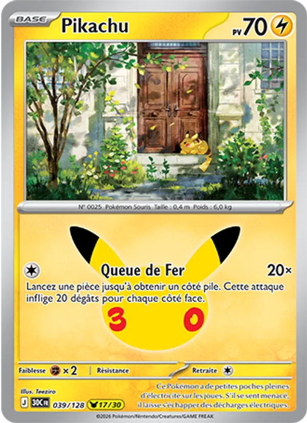 Pikachu 039/128