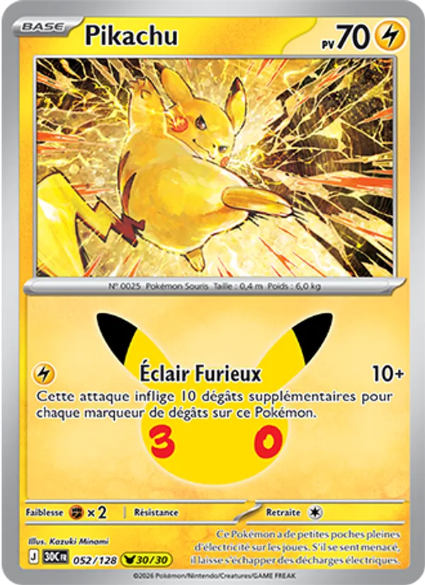 Pikachu 052/128