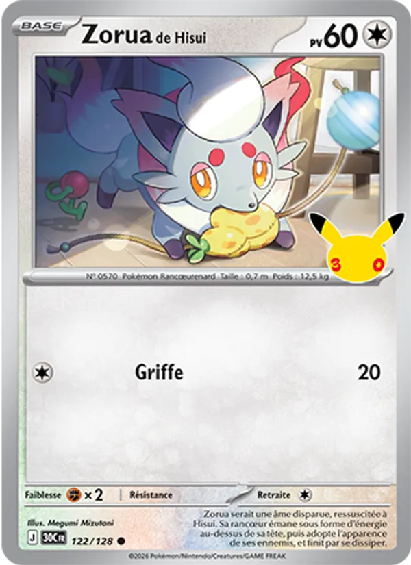 Zorua de Hisui 122/128