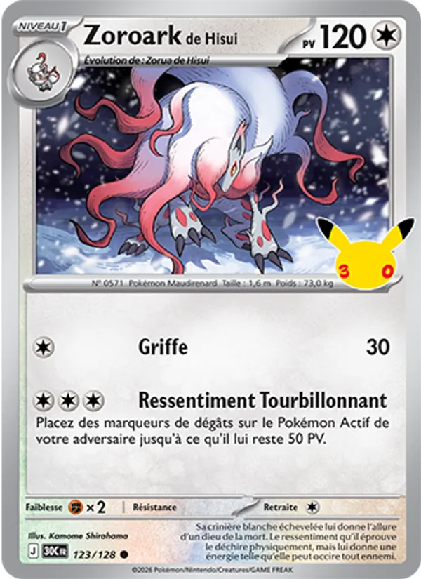 Zoroark de Hisui 123/128