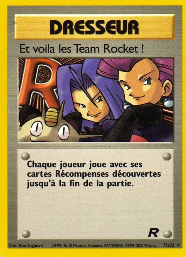 Et voila les Team Rocket ! 15/82