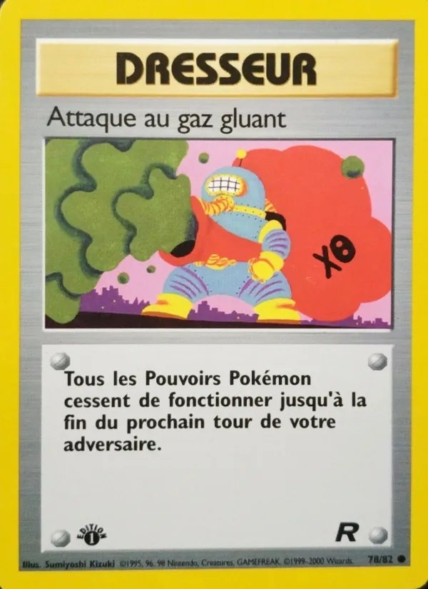 Attaque au gaz gluant 78/82