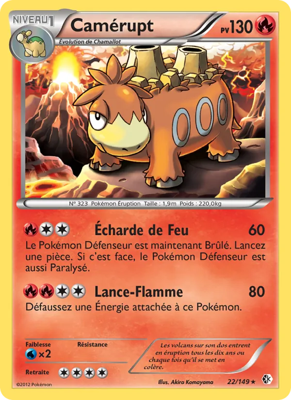 Camérupt 22/149
