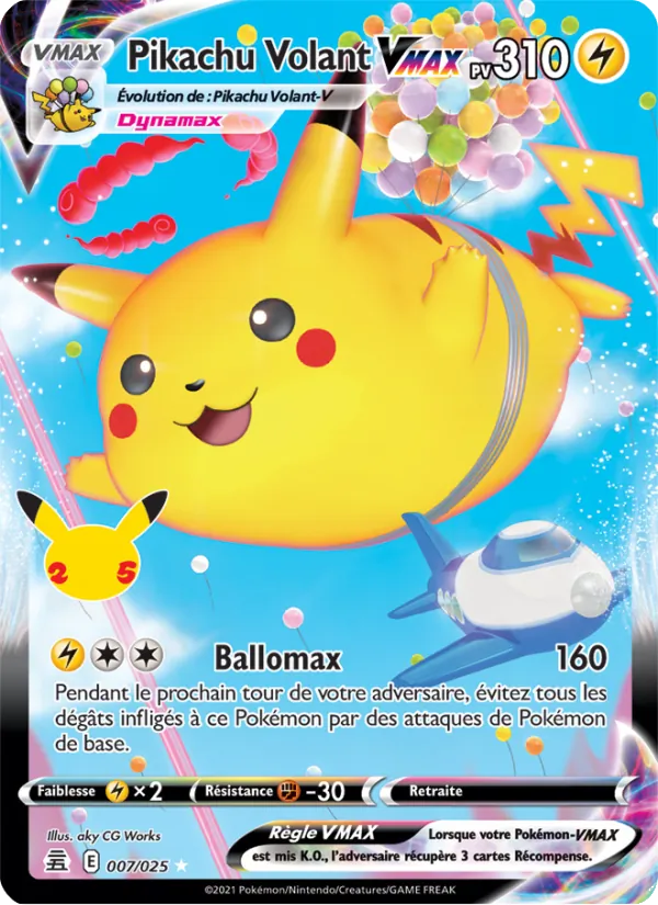 Pikachu Volant VMAX 7/25