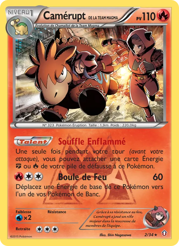Camérupt de la Team Magma 2/34