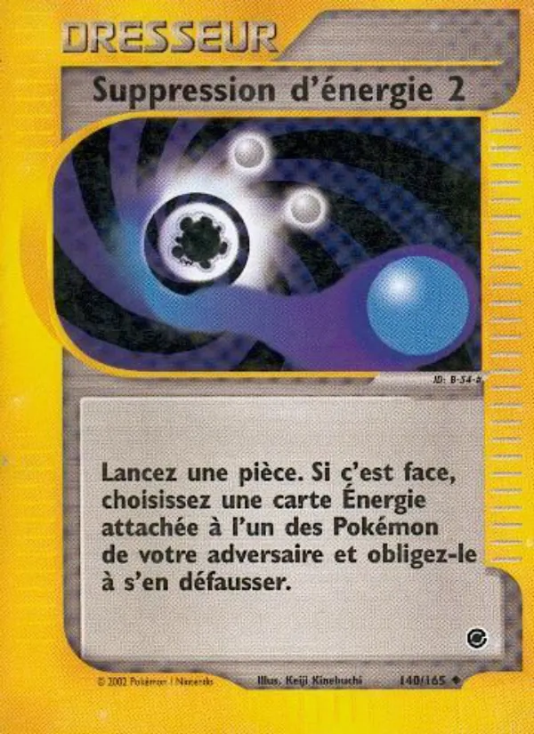 Suppression d'énergie 2 140/165