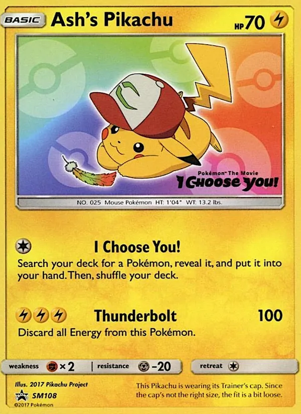 Pikachu de Sacha SM108/248
