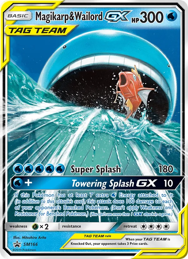 Magicarpe et Wailord GX SM166/248