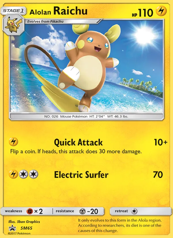 Raichu d’Alola SM65/248
