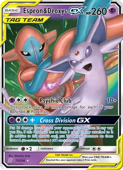 Mentali et Deoxys GX 72