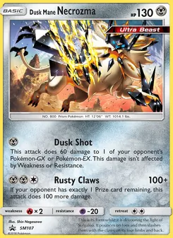 Necrozma Crinière du Couchant 107