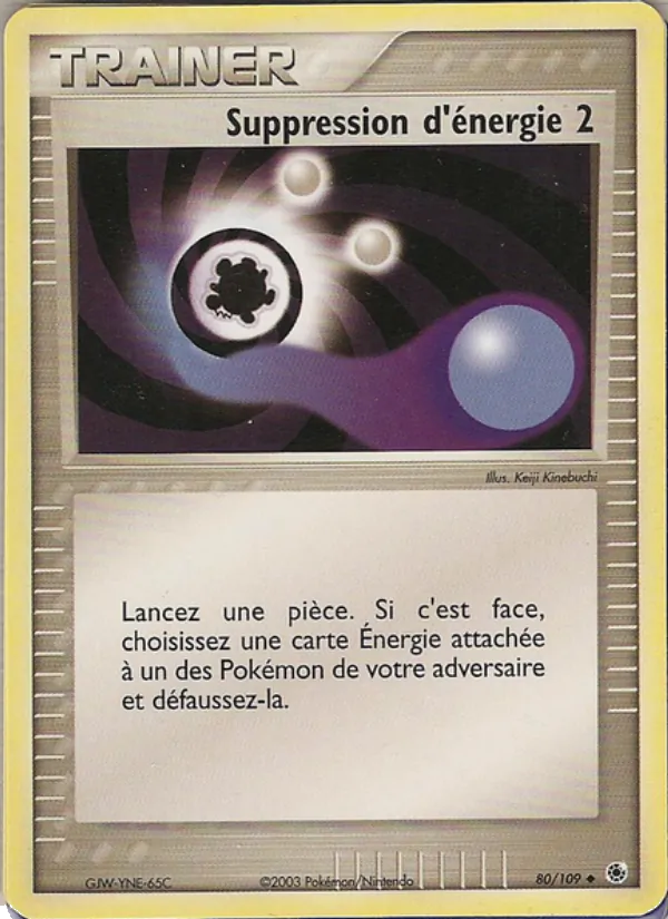 Suppression d'énergie 2 80/109
