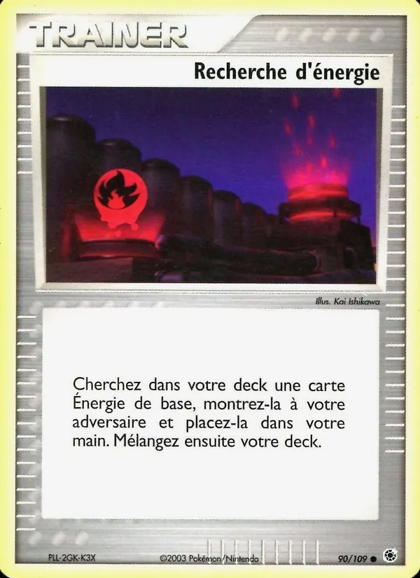 Recherche d'énergie 90/109