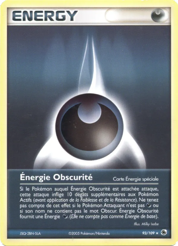 Énergie Obscurité 93/109