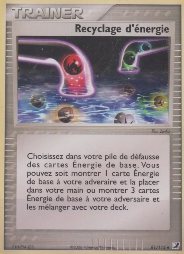 Recyclage d'énergie 81/115