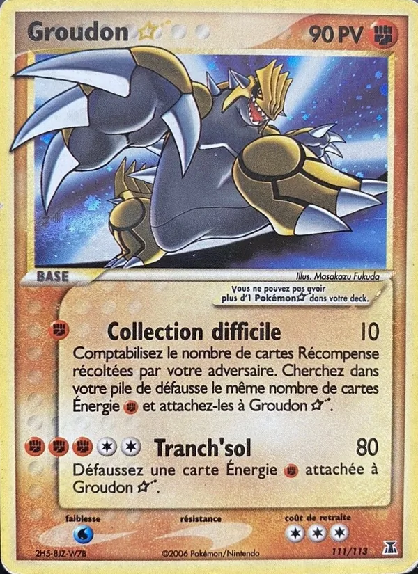 Groudon ☆ 111/113