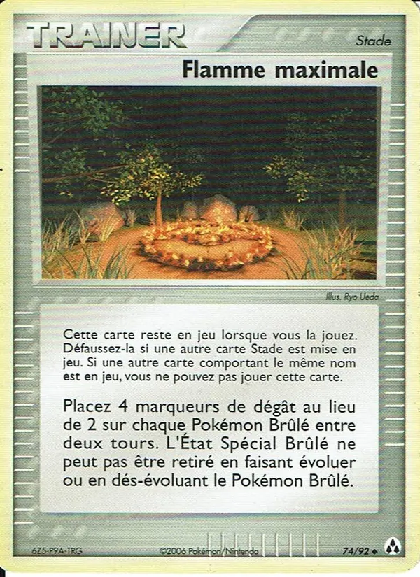 Flamme maximale 74/92