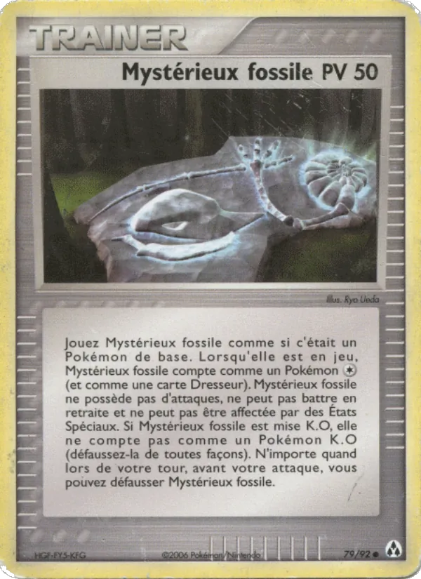 Mystérieux fossile 79/92