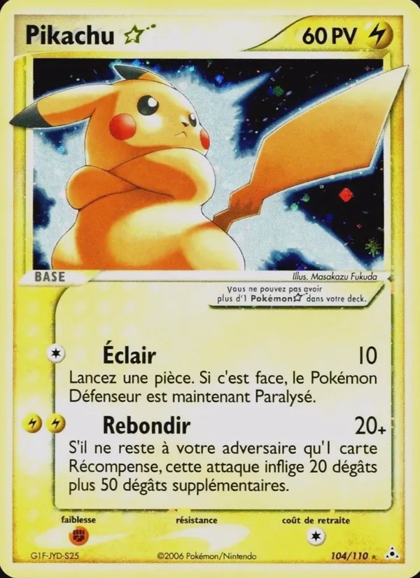 Pikachu ☆ 104/110