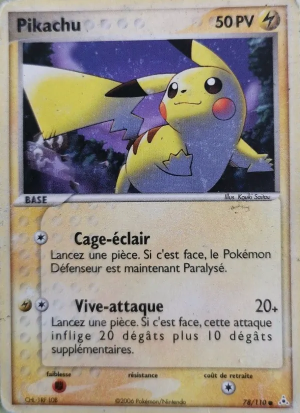Pikachu 78/110