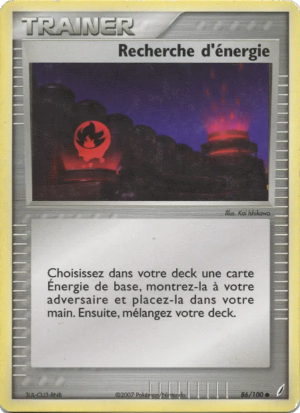 Recherche d'énergie 86/100