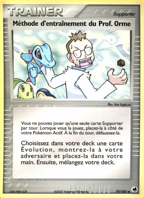 Méthode d'entraînement du Prof. Orme 79/101