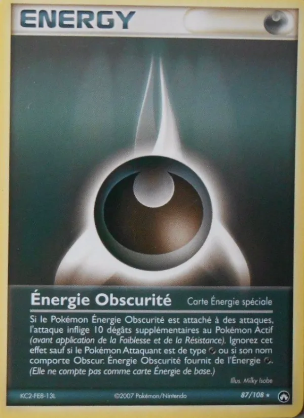 Énergie Obscurité 87/108