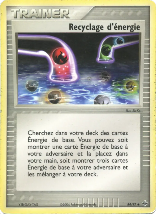 Recyclage d'énergie 84/97