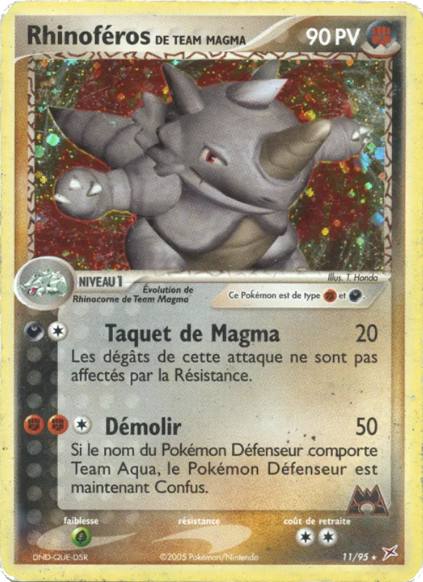 Rhinoféros de Team Magma 11/95