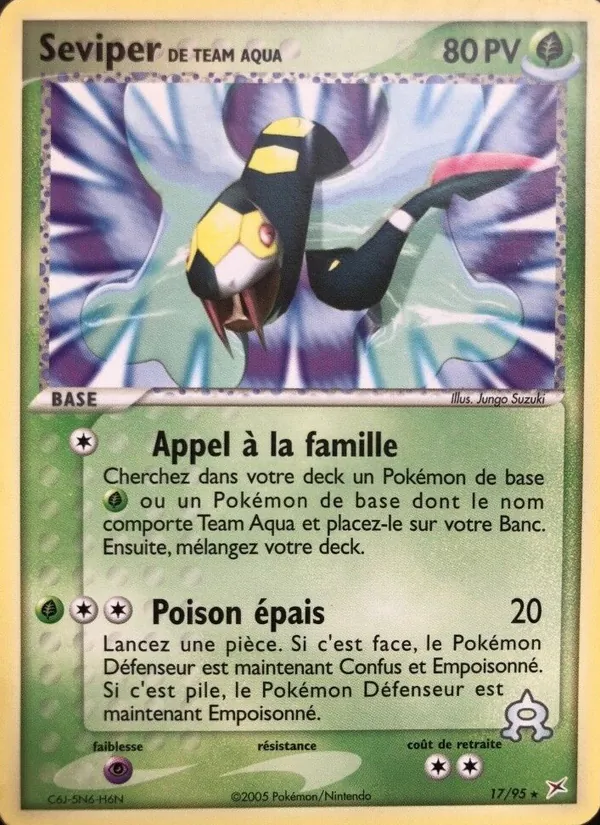 Seviper de Team Aqua 17/95