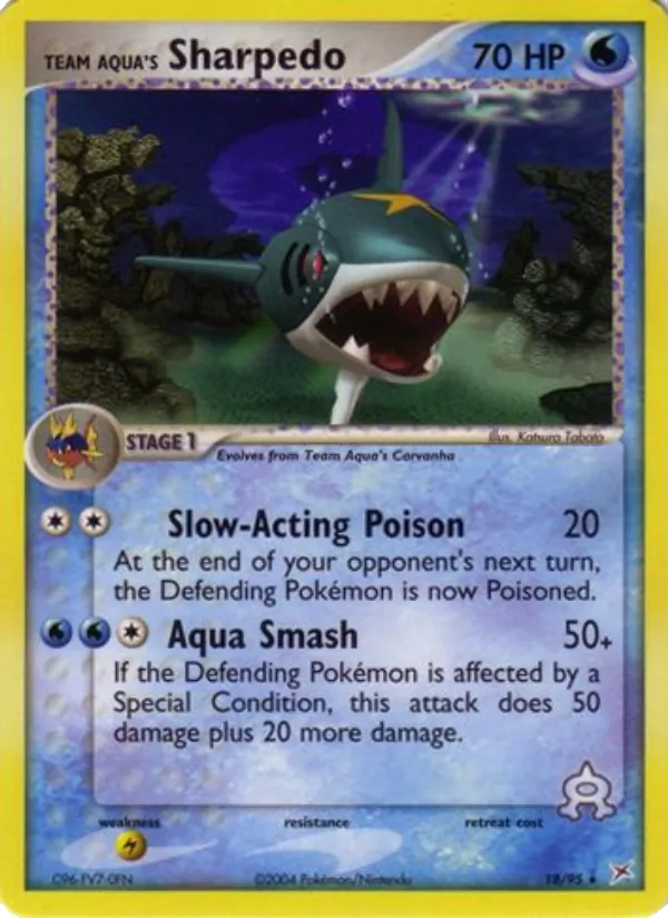 Sharpedo de Team Aqua 18/95
