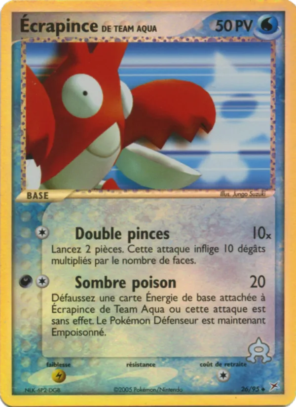 Écrapince de Team Aqua 26/95