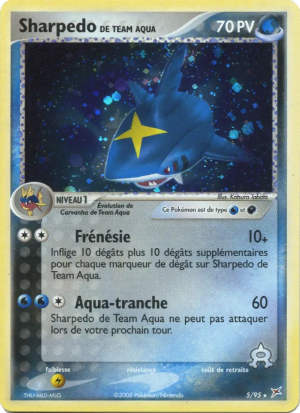 Sharpedo de Team Aqua 5/95